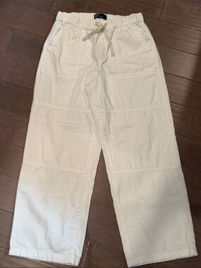 GAP Off-White Cargo Utility Pants